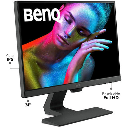 BenQ GW2480 24 Inch FHD 1080p Eye-Care LED Monitor, 1920x1080 Display, IPS Panel, 1Wx2 Speakers