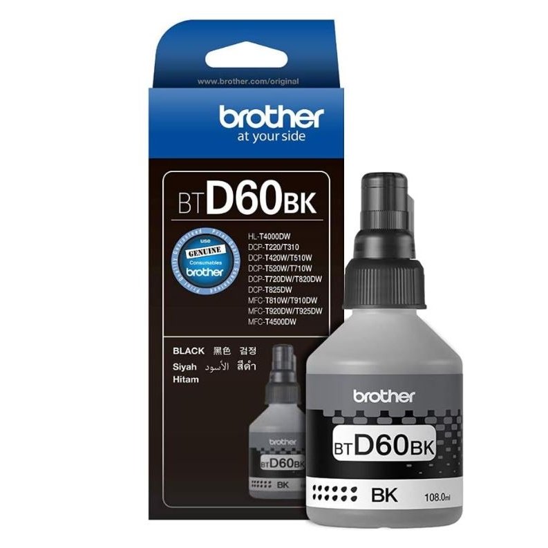 Brother BTD60/BT5000 Ultra High Capacity Original Ink Bottle