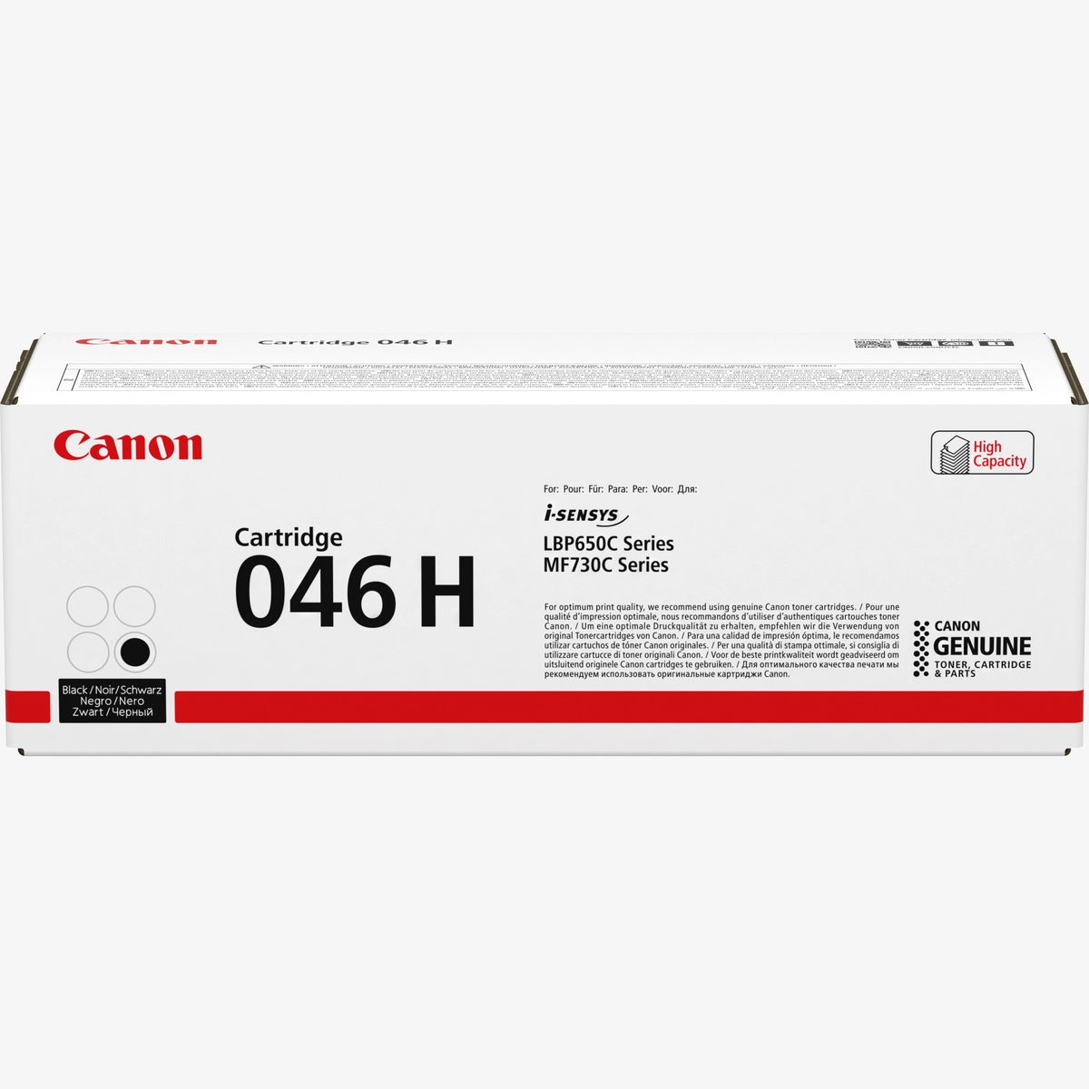 Canon 046H Original Toner Cartridge for Canon i-SENSYS LBP653Cdw, LBP654Cx, MF732Cdw, MF734Cdw, MF735Cx Printers atomoffice