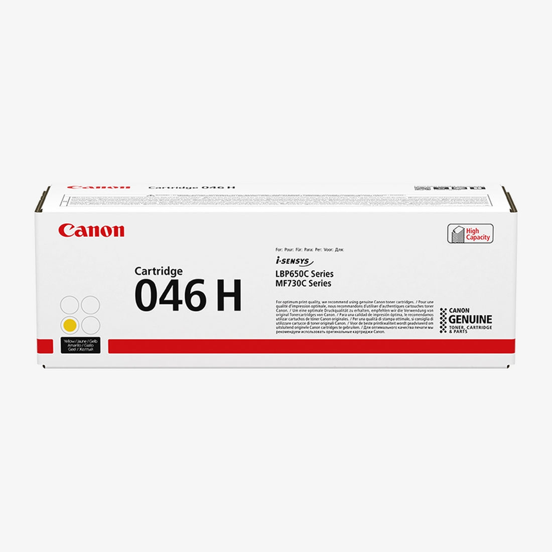 Canon 046H Original Toner Cartridge for Canon i-SENSYS LBP653Cdw, LBP654Cx, MF732Cdw, MF734Cdw, MF735Cx Printers atomoffice