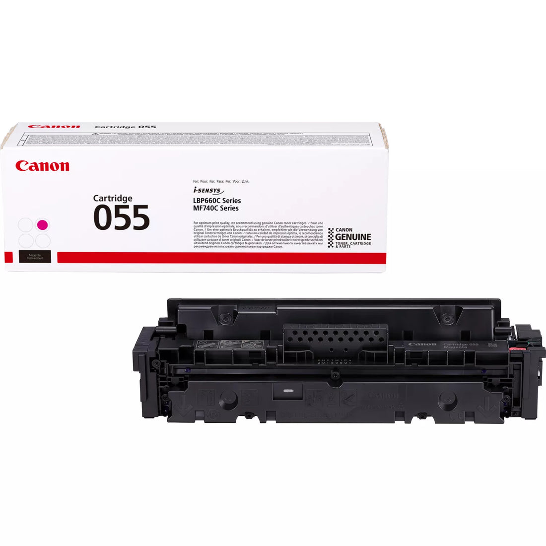 Canon 055 Original Toner Cartridge for Canon i-SENSYS MF744Cdw, MF742Cdw, LBP663Cdw, LBP664Cx, MF746Cx Printers atomoffice