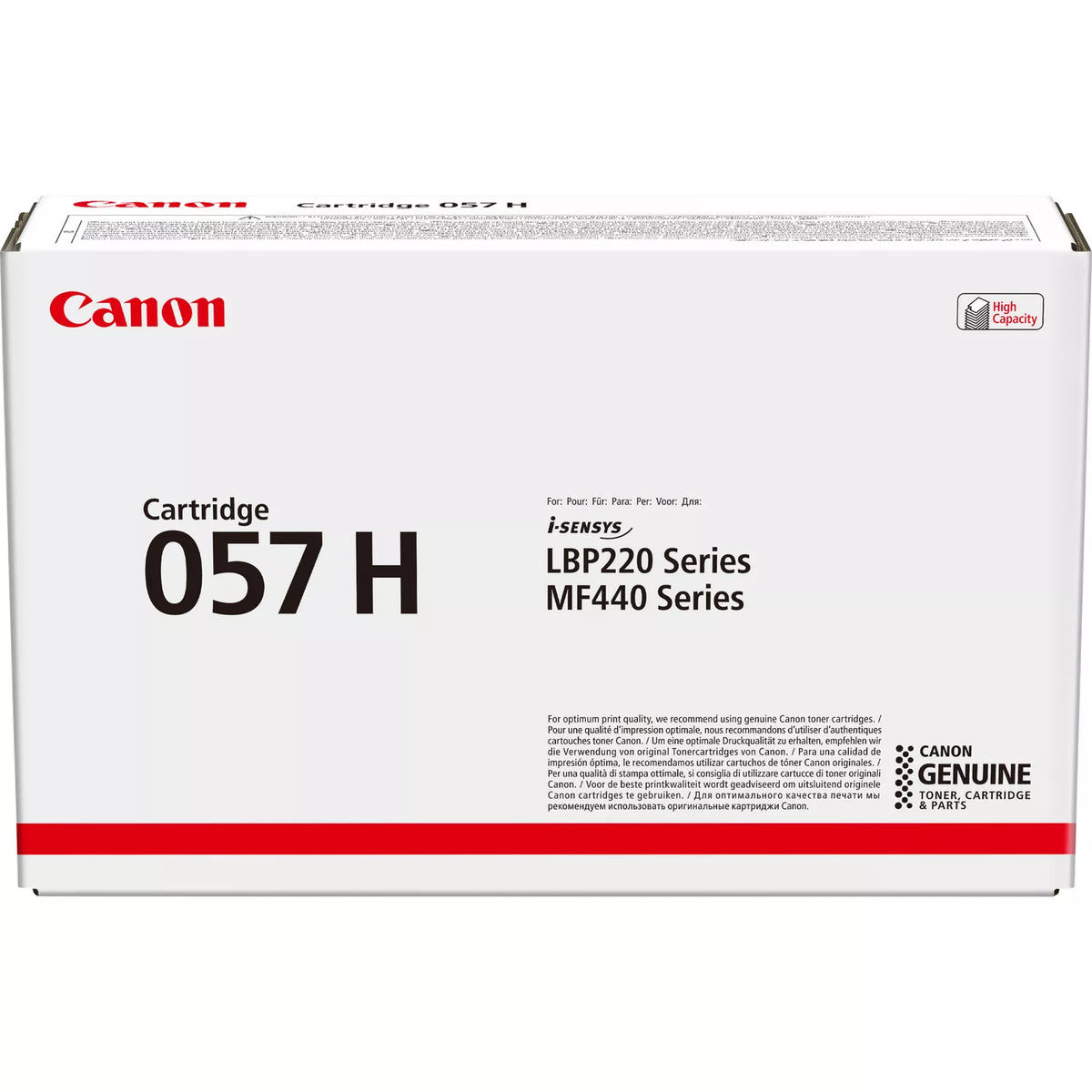 Canon 057H Original Toner Cartridge for Canon i-SENSYS LBP223dw, LBP226dw, MF443dw, MF445dw, LBP233dw, MF453dw, MF455dw, LBP236dw atomoffice