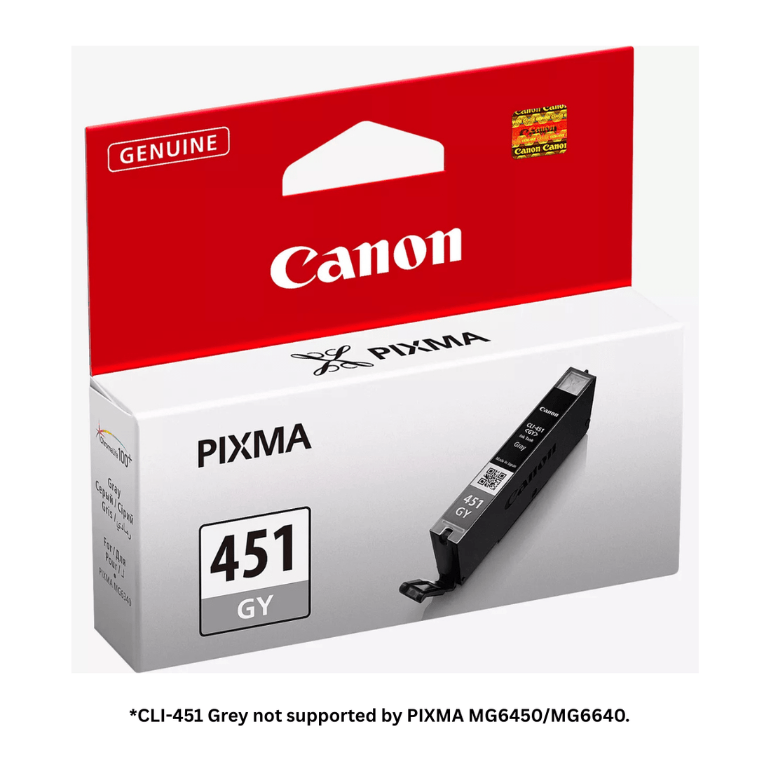 Canon CLI-451 Original Ink Cartridge for Canon PIXMA iP7240, iP8740, iX6840, MG5440, MG5540, MG5640, MG6340, MG6440, MG7140, MG7540, MX924, MG6450, MG6640 Printers atomoffice