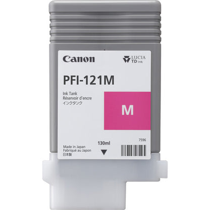 Canon PFI-121M (130ml) Original Ink Cartridge for Canon imagePROGRAF TM-250, TM-255, TM-350, TM-355