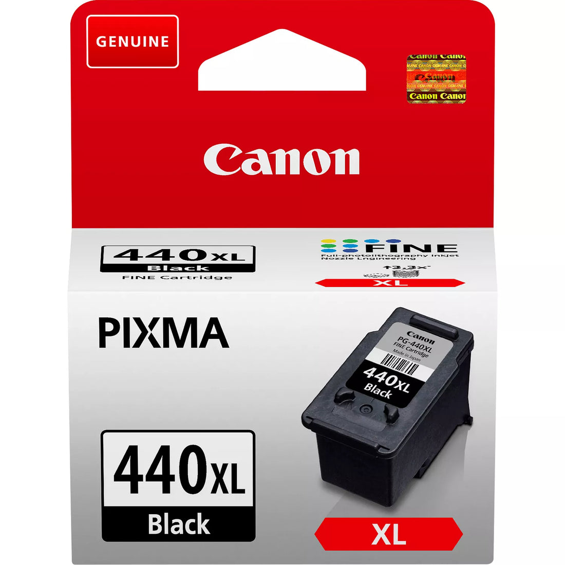 Canon PG-440XL Original Ink Cartridge for Canon PIXMA MG2140, MG2240, MG3140, MG3240, MG3540, MG4140, MG4240, MX374, MX394, MX434, MX454, MX474, MX514, MX524, MX534, MG3640, TS5140, MG3640S atomoffice