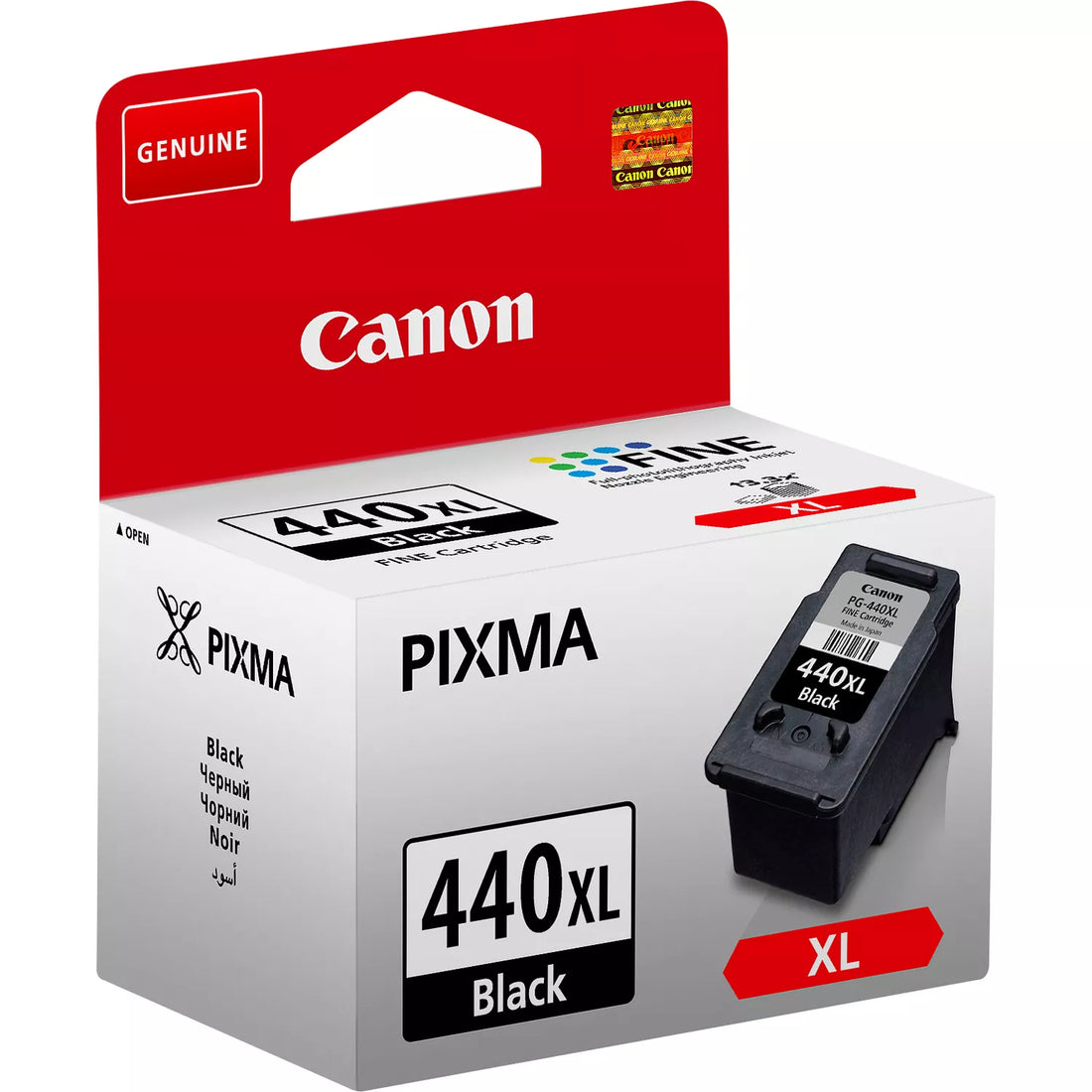 Canon PG-440XL Original Ink Cartridge for Canon PIXMA MG2140, MG2240, MG3140, MG3240, MG3540, MG4140, MG4240, MX374, MX394, MX434, MX454, MX474, MX514, MX524, MX534, MG3640, TS5140, MG3640S atomoffice