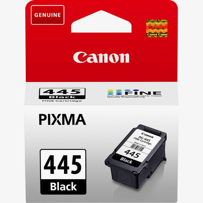 Canon PG-445 Original Ink Cartridge for Canon PIXMA iP2840, MG2440, MG2540, MG2940, MX494, MG3040, MG2540S, MG2545S, TS204, TR4540, TS3140, TR3340, TS3440, TR4640, MG2541S, TS3640, TR4645 Printers