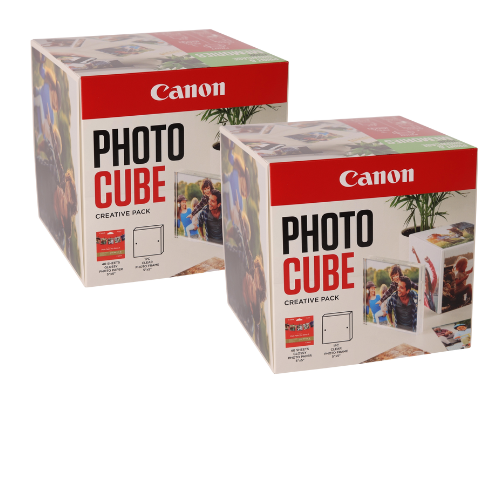 Canon Photo Cube and Frame + PP-201 5x5 Photo Paper Plus Glossy II 40 sheets - Creative Pack atomoffice