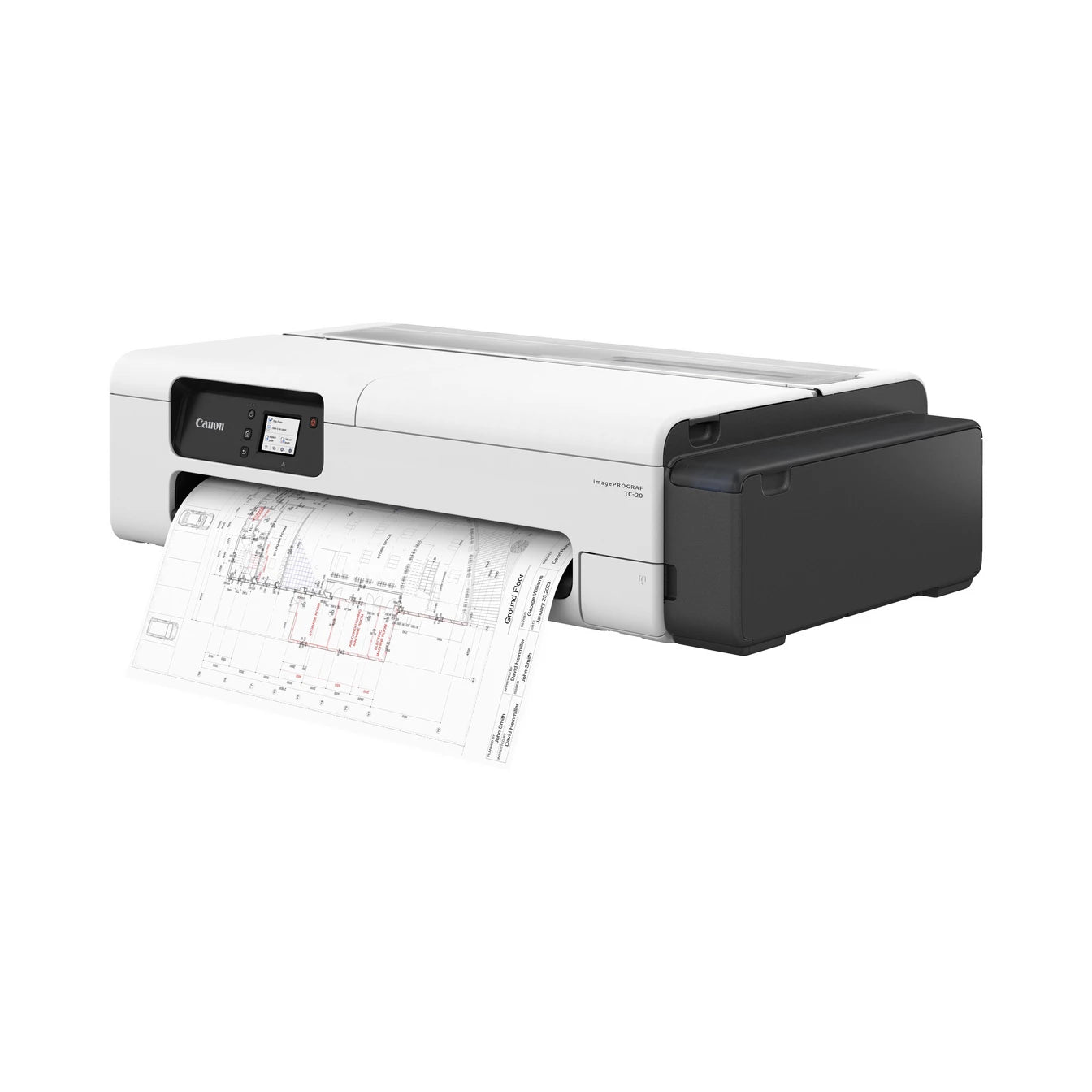 Canon imagePROGRAF TC20 Large Format Desktop Plotter - 24" Roll, A3/A4 Feeder atomoffice