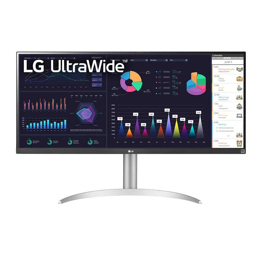 LG 34&quot; 34WQ650-W.AMA FLAT Ultra Wide FHD Monitor IPS panel- HDMI, DP,USB C