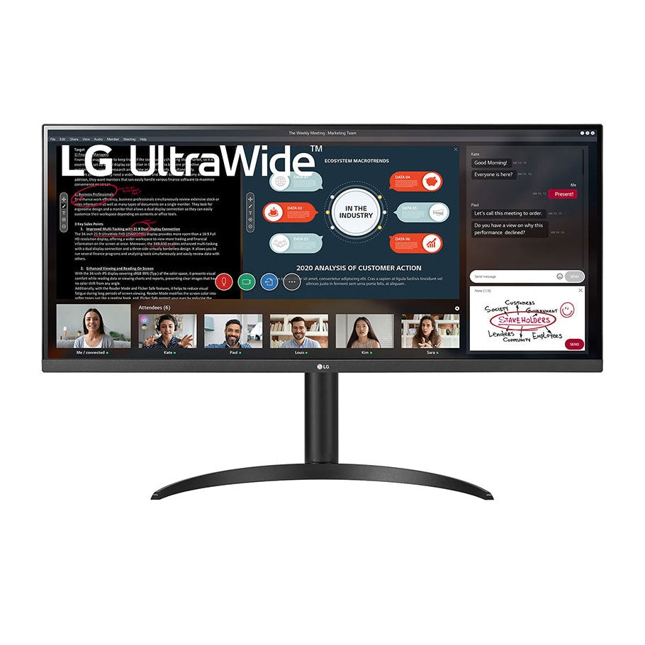 LG 34&quot; 34WP550-B.AMA FLAT Ultra Wide FHD Monitor IPS panel- HDMI