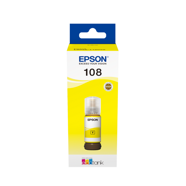 Epson Eco Tank 108 Original Ink Bottle for Epson L18050 L8050 Printers atomoffice