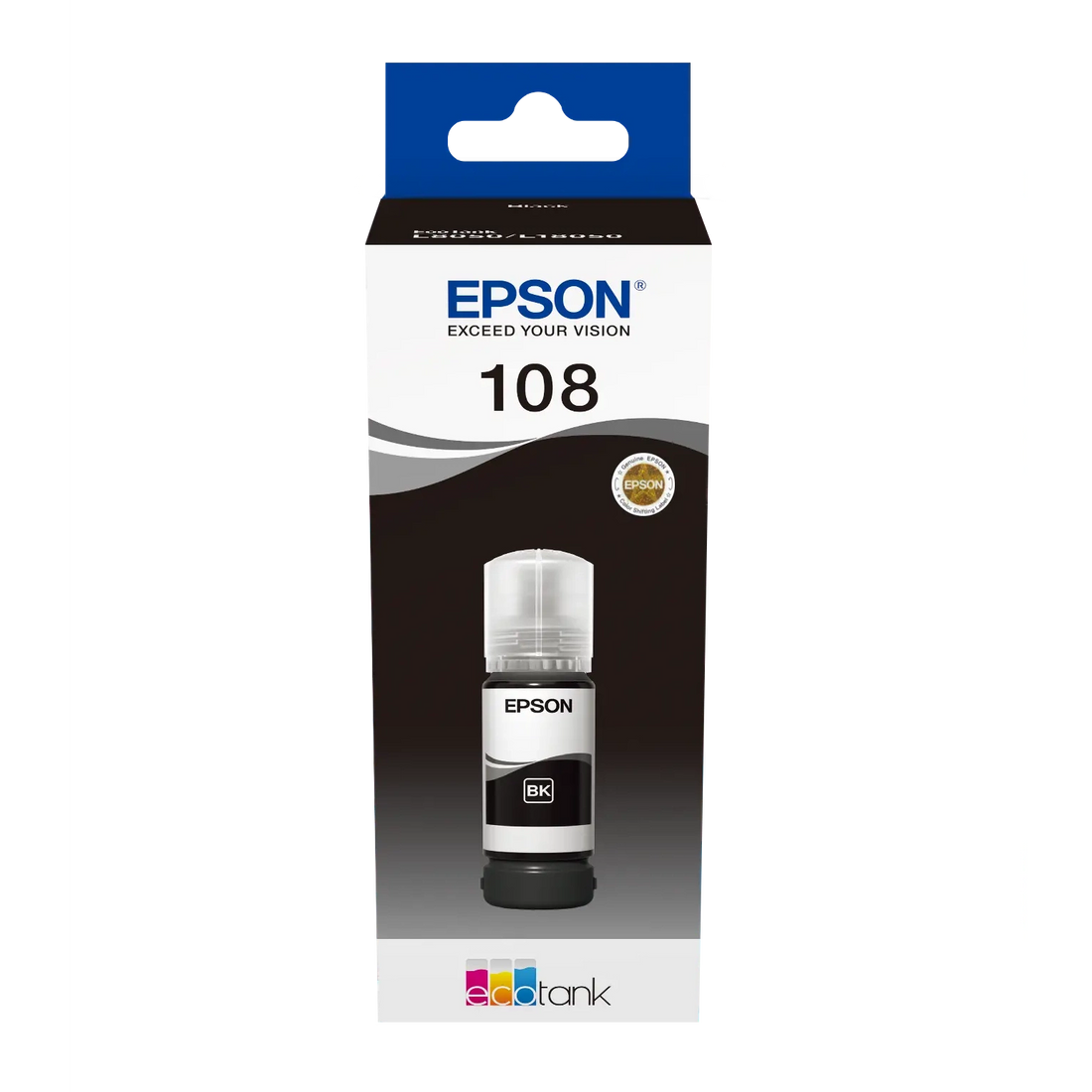 Epson Eco Tank 108 Original Ink Bottle for Epson L18050 L8050 Printers atomoffice