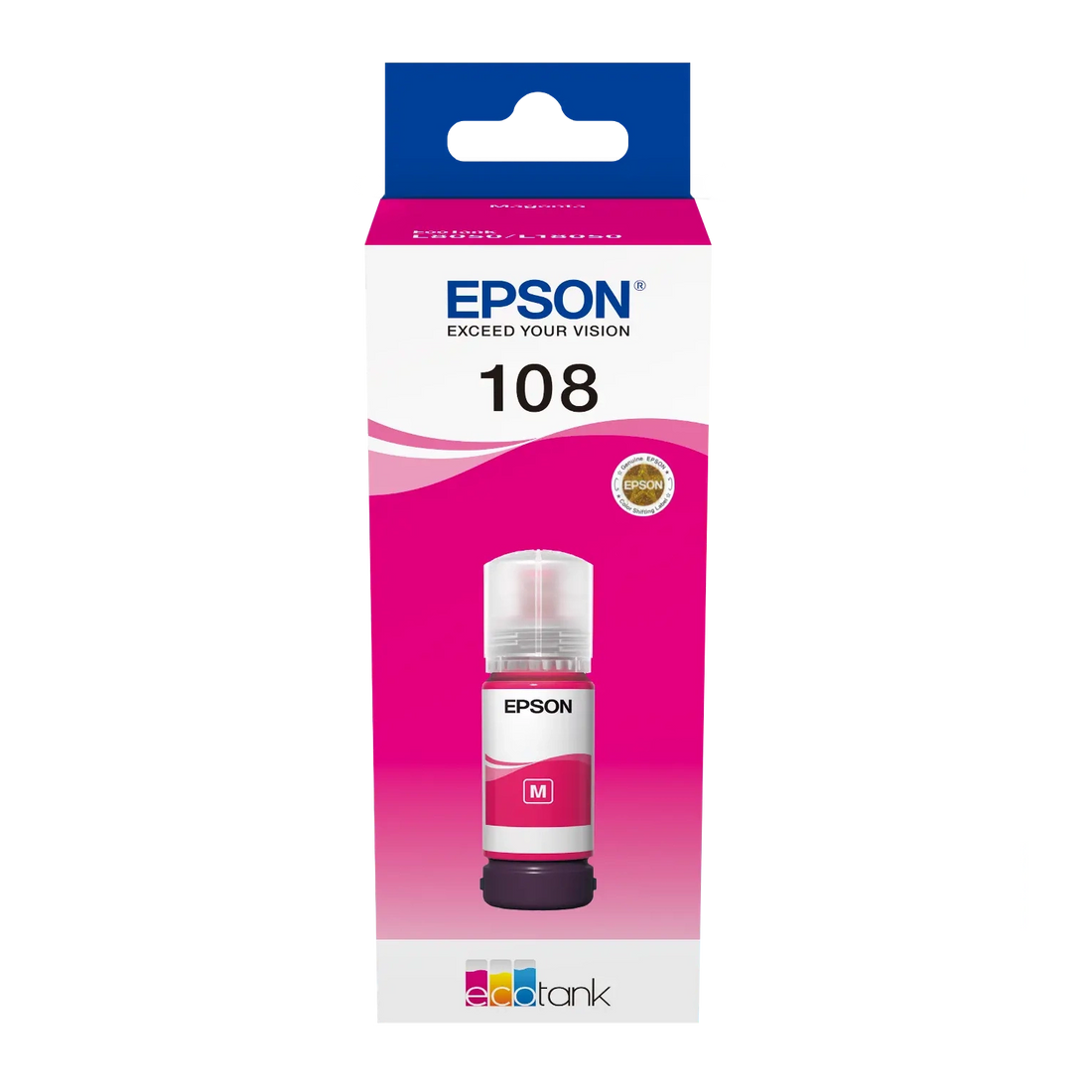 Epson Eco Tank 108 Original Ink Bottle for Epson L18050 L8050 Printers atomoffice