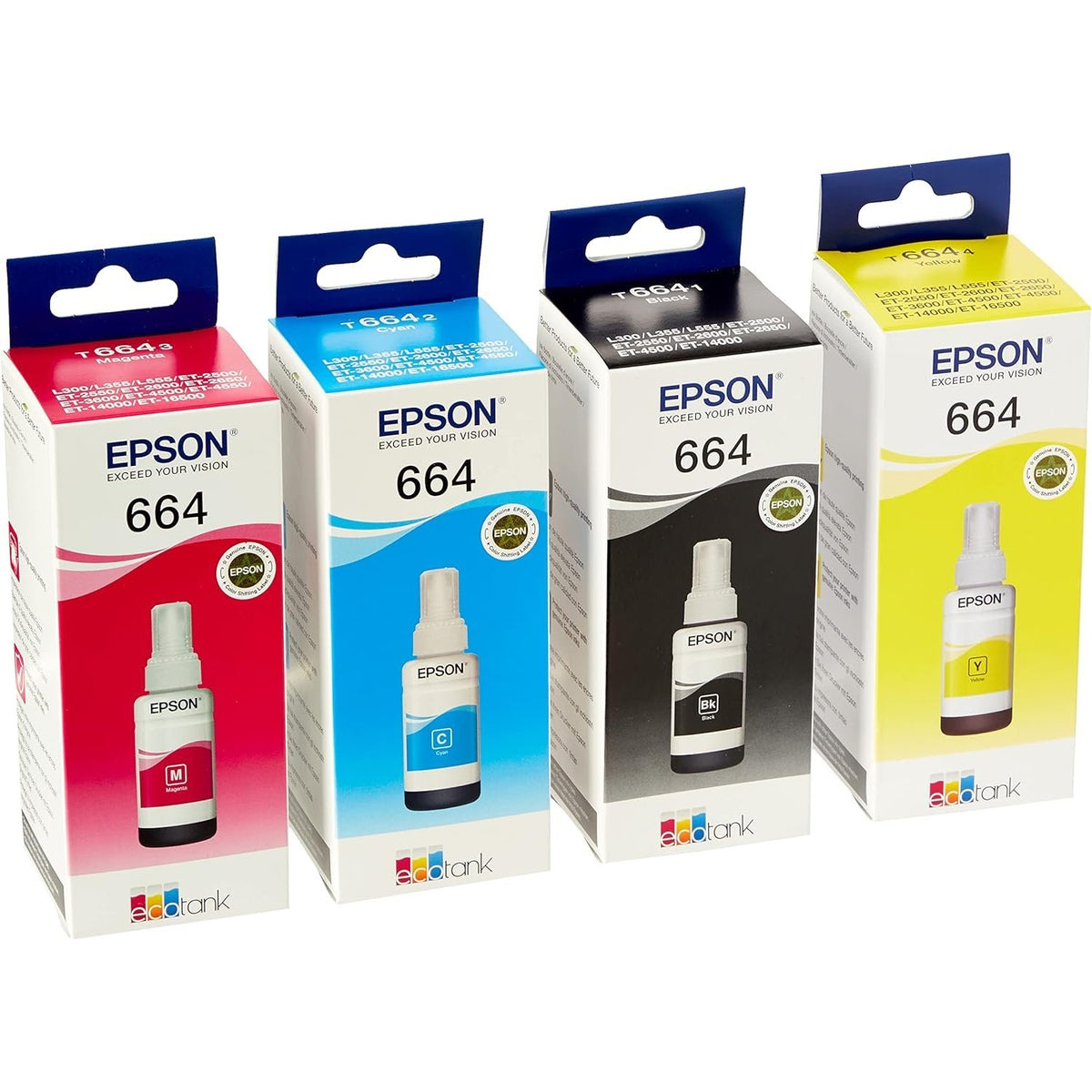 Epson EcoTank 664 70ml Original Ink Bottle Cartridge atomoffice