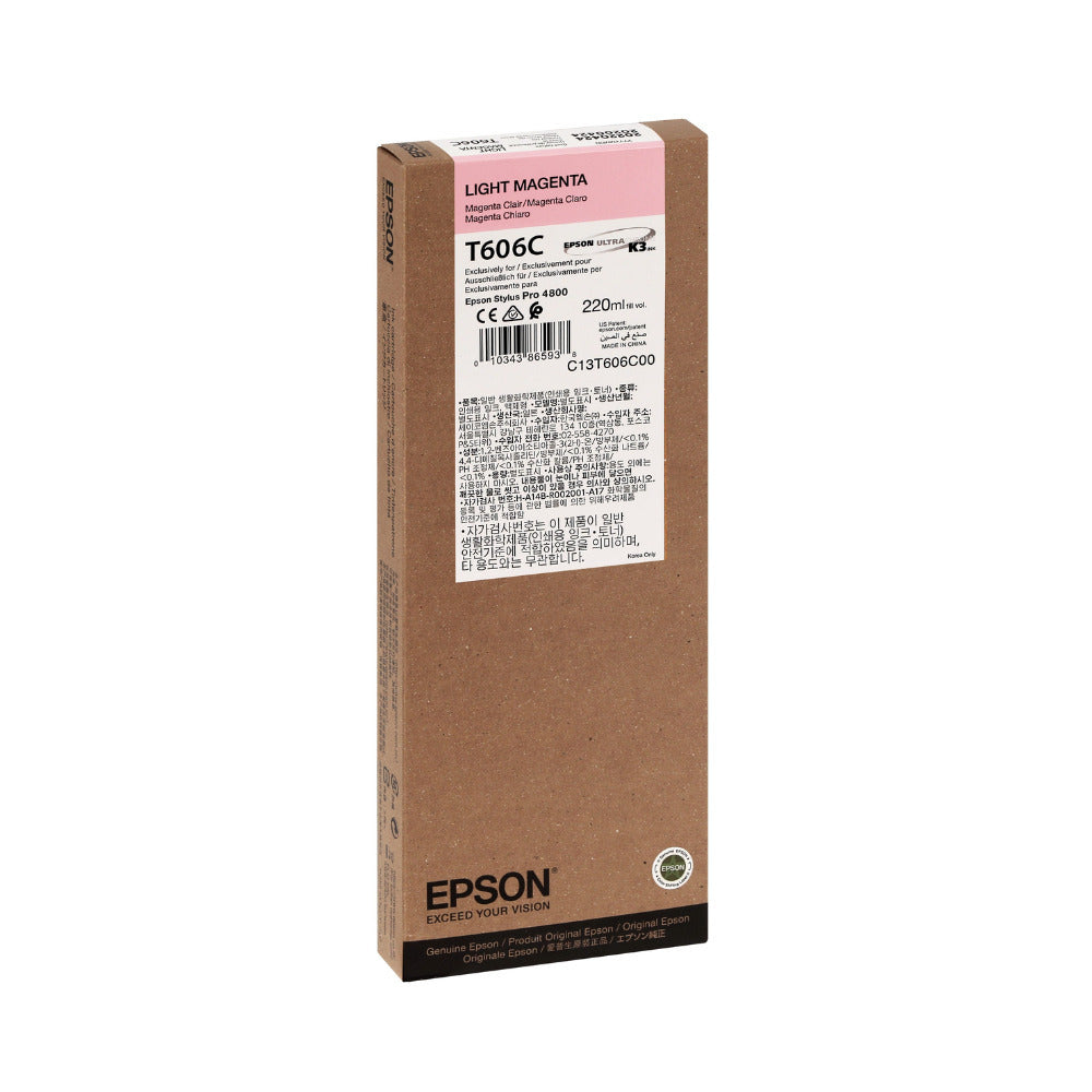 Epson T606 220ml Original Ink Cartridge for Epson Stylus Pro 4880 Printer atomoffice