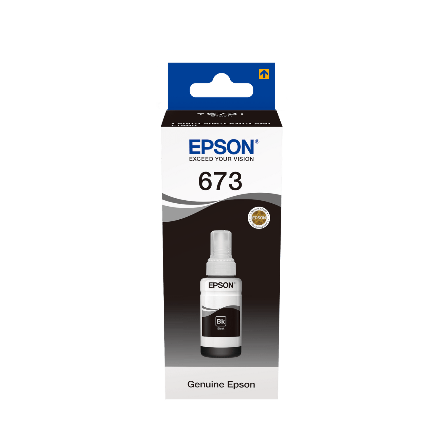 Epson T673 70ml Original Ink Cartridge for Epson Eco Tank L1800, L800, L805, L810, L850 Printer atomoffice