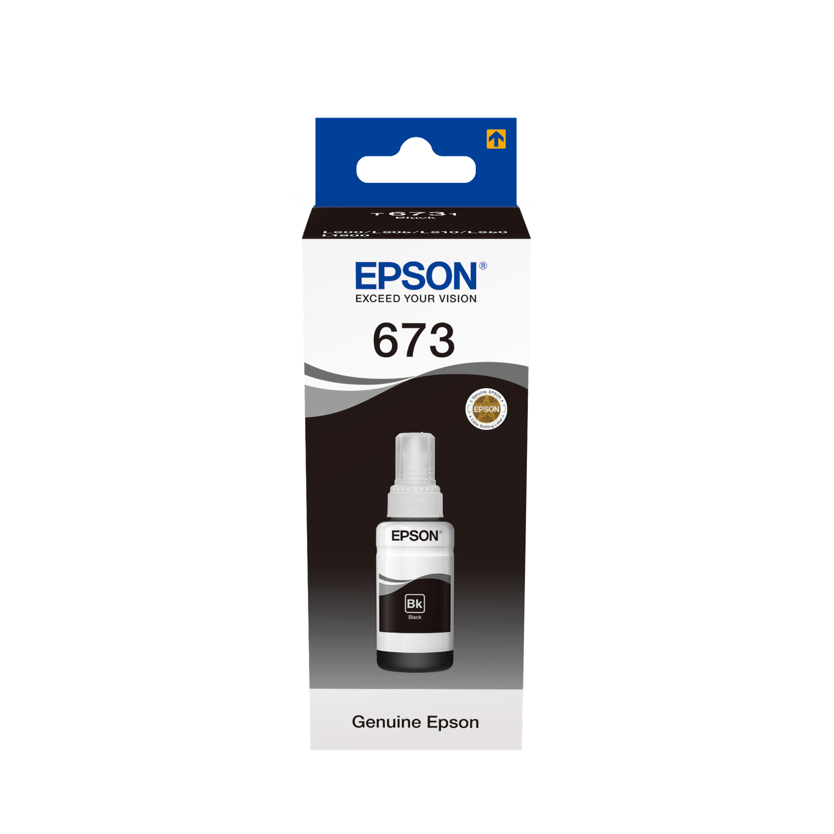 Epson T673 70ml Original Ink Cartridge for Epson Eco Tank L1800, L800, L805, L810, L850 Printer atomoffice