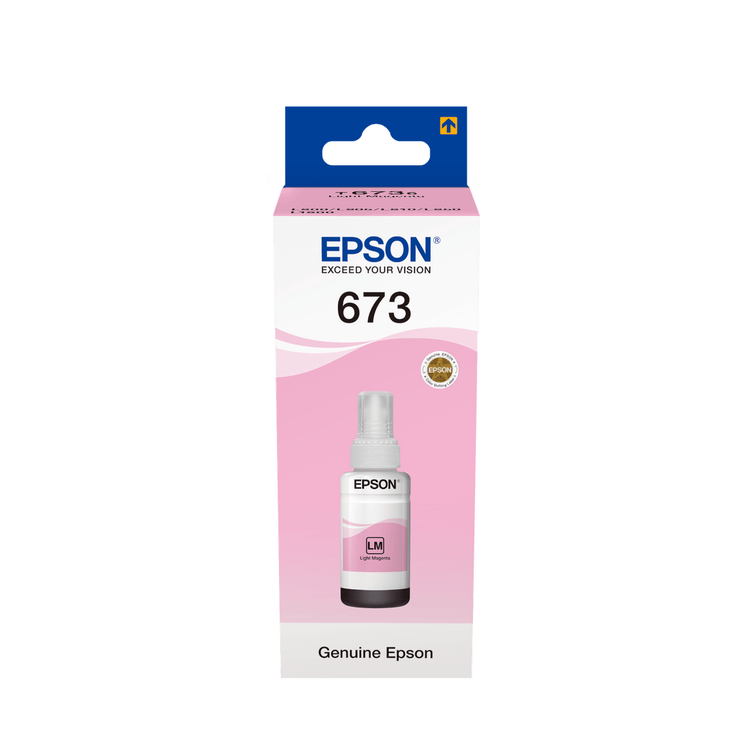 Epson T673 70ml Original Ink Cartridge for Epson Eco Tank L1800, L800, L805, L810, L850 Printer atomoffice