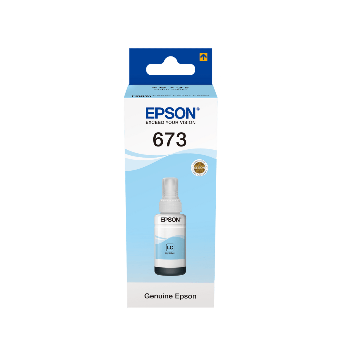Epson T673 70ml Original Ink Cartridge for Epson Eco Tank L1800, L800, L805, L810, L850 Printer atomoffice