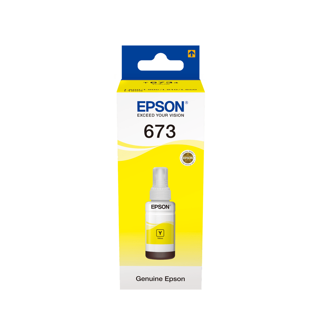 Epson T673 70ml Original Ink Cartridge for Epson Eco Tank L1800, L800, L805, L810, L850 Printer atomoffice
