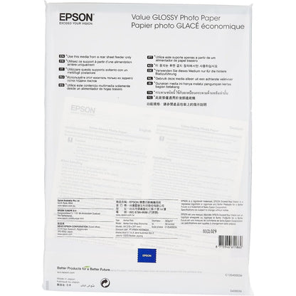 Epson Value Glossy Photo Paper Glossy, A4 50 sheets