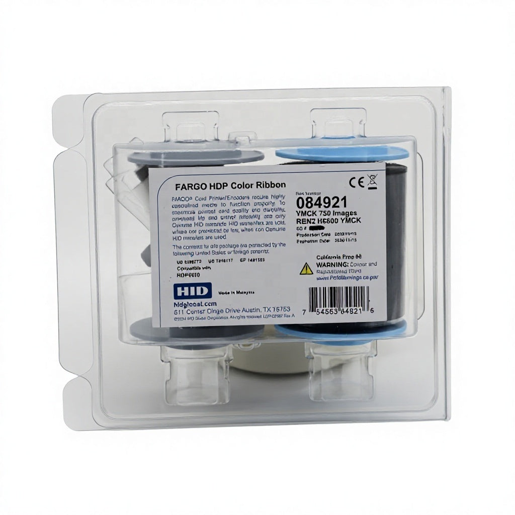 HID FARGO 084921 / 84921 YMCK Retransfer Ribbon | 750 Images - for FARGO HDP6600 atomoffice