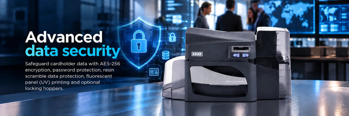 HID FARGO DTC4500e ID Card Printer & Encoder — view 3