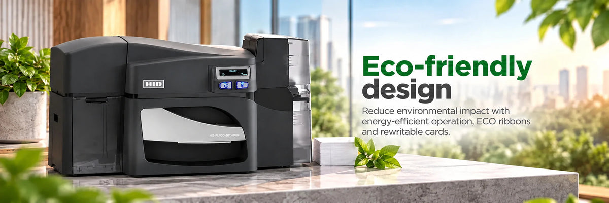 HID FARGO DTC4500e ID Card Printer & Encoder — view 4