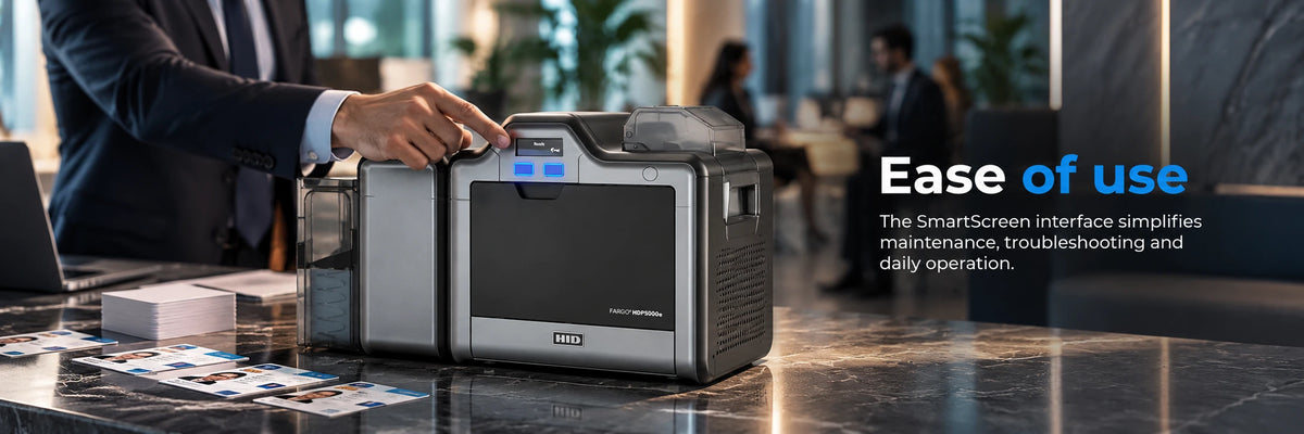 HID FARGO HDP5000e ID Card Printer & Encoder — view 1