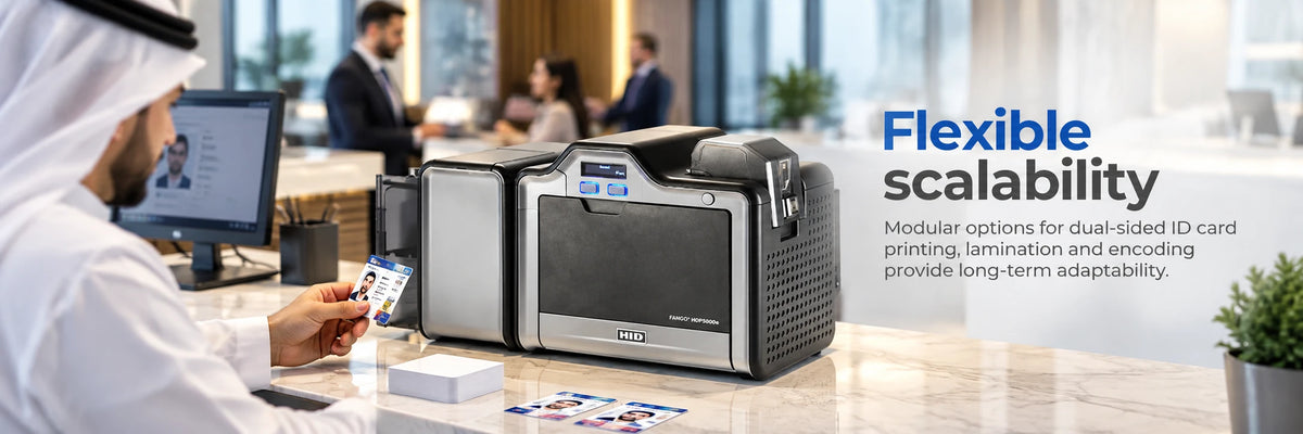 HID FARGO HDP5000e ID Card Printer & Encoder — view 3