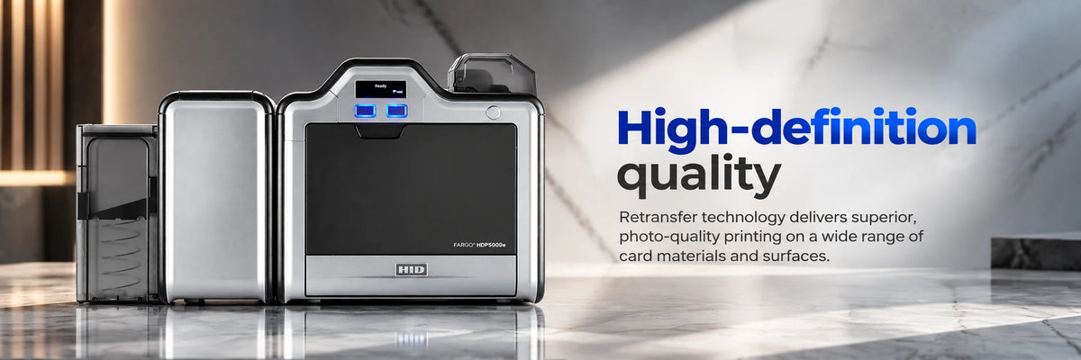 HID FARGO HDP5000e ID Card Printer & Encoder — view 4