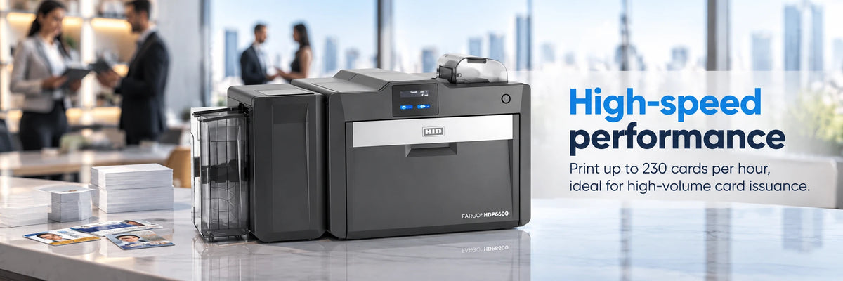 HID FARGO HDP6600 Card Printer & Encoder — view 1