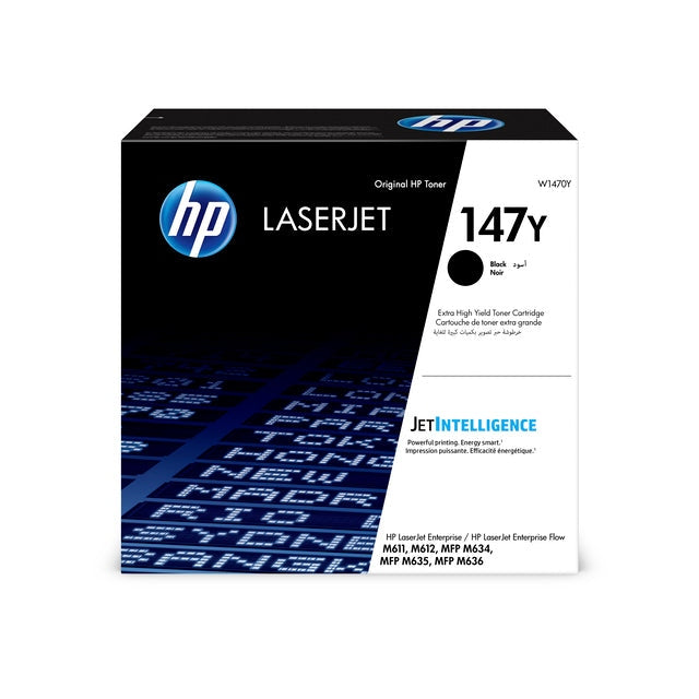 HP 147Y Original Toner Cartridge for HP LaserJet Enterprise M610, M611, M612, MFP M634, MFP M635, MFP M636 series