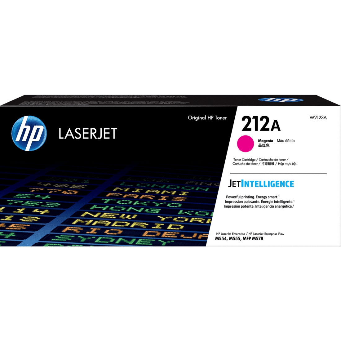 HP 212A Original Toner Cartridge for HP Color LaserJet Enterprise MFP M578dn, M554dn, M555dn, M555x atomoffice