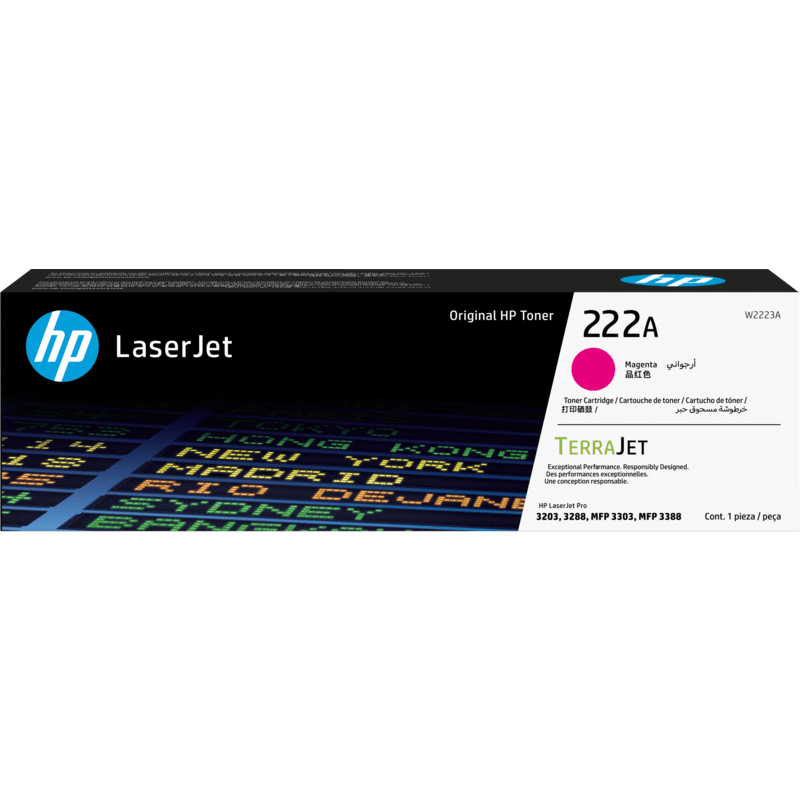 HP 222A Original Toner Cartridge for HP LaserJet Pro 3203, 3288, MFP 3303, MFP 3388 Printer Series atomoffice