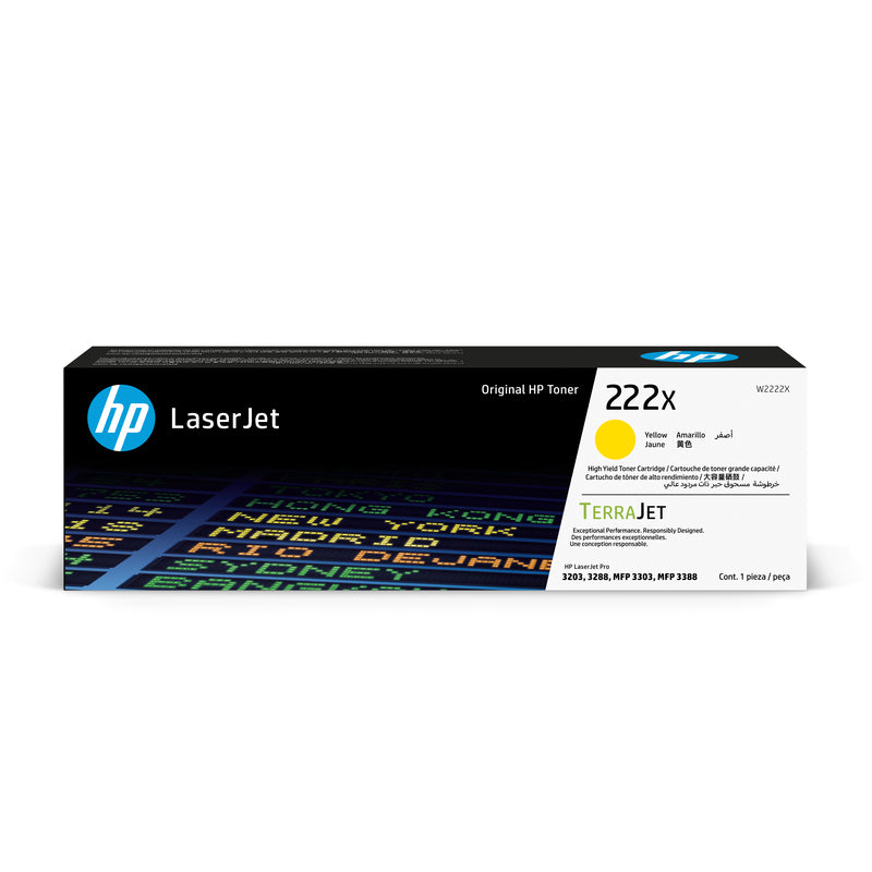 HP Original Toner 222X Yellow