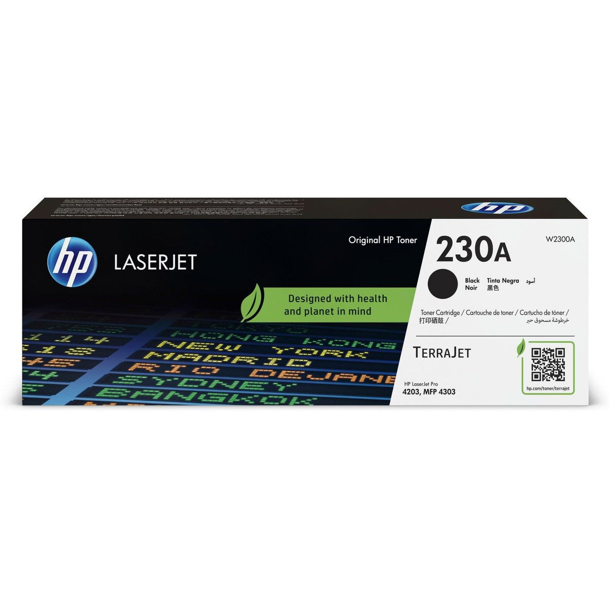 HP 230A Original Toner Cartridge for HP Color LaserJet Pro 4203dn, 4203dw, MFP 4303fdw, MFP 4303dw atomoffice