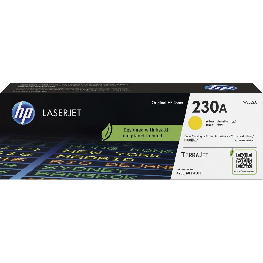 HP 230A Original Toner Cartridge for HP Color LaserJet Pro 4203dn, 4203dw, MFP 4303fdw, MFP 4303dw atomoffice