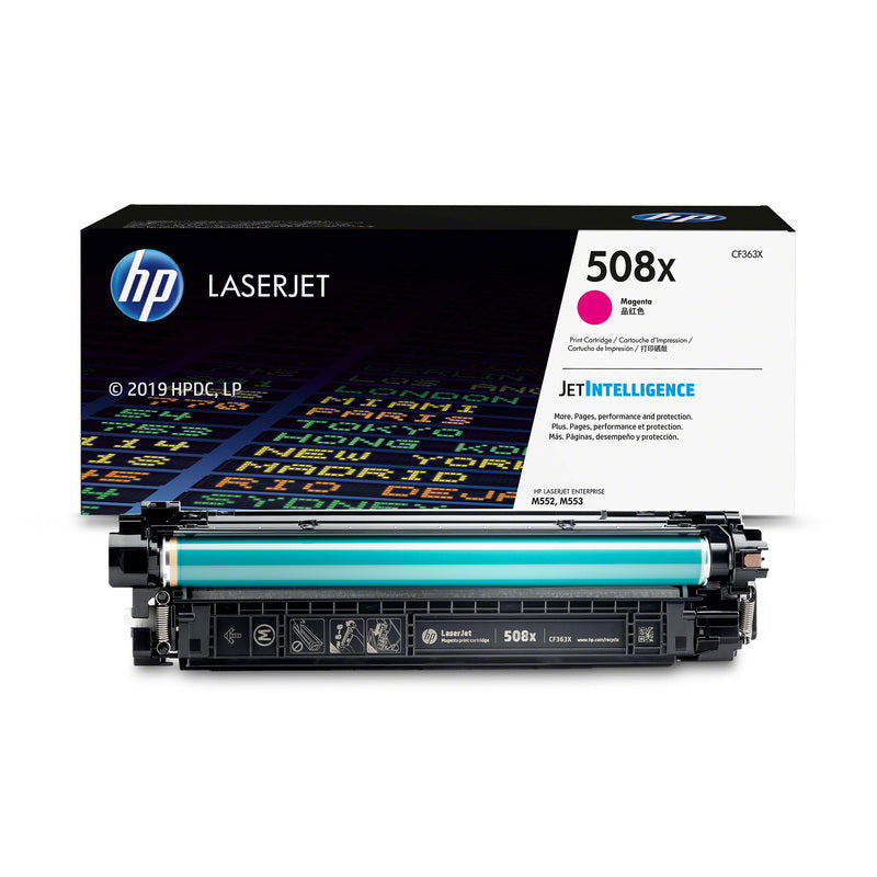 HP 508X Original Toner Cartridge for HP Color LaserJet Enterprise M552dn, M553dh, M553dn, M553n, M553x, Flow MFP M577c, Flow MFP M577c, MFP M577dn, MFP M577f Printers