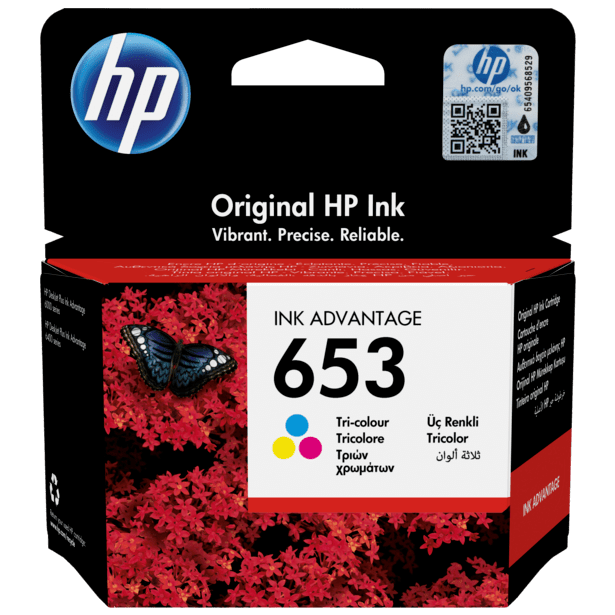 HP 653 Advantage Original Ink Cartridge