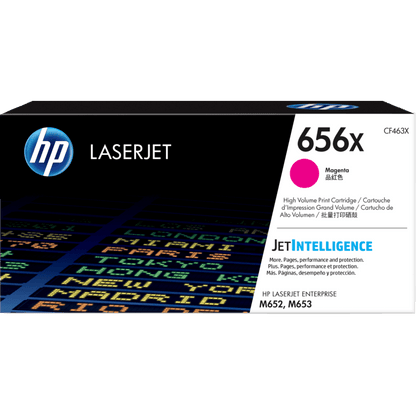 HP 656X Original Toner Cartridge for HP LaserJet Enterprise M652, M653 series printers atomoffice