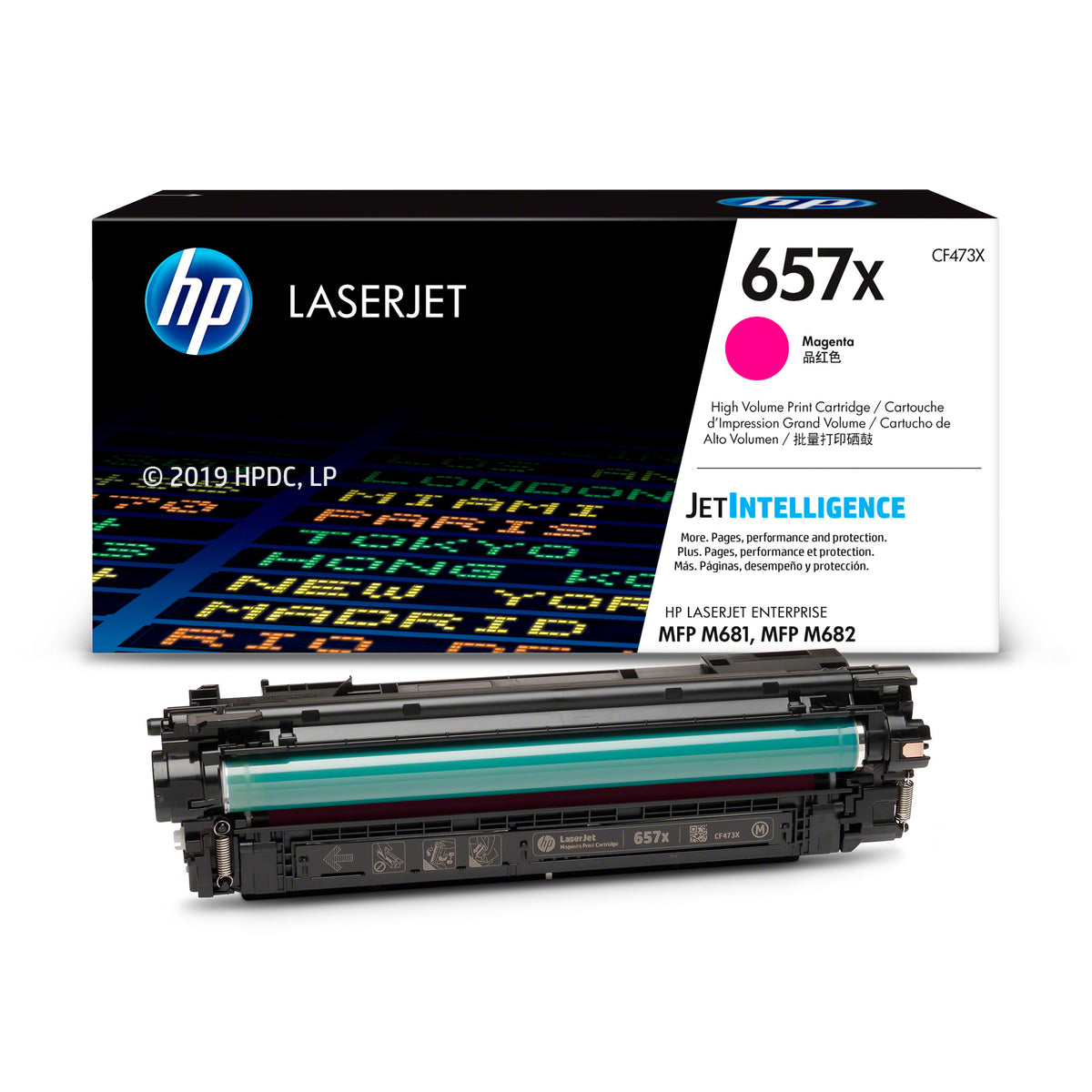 HP 657X Original Toner Cartridge for HP LaserJet Enterprise M681, M682 series printers atomoffice