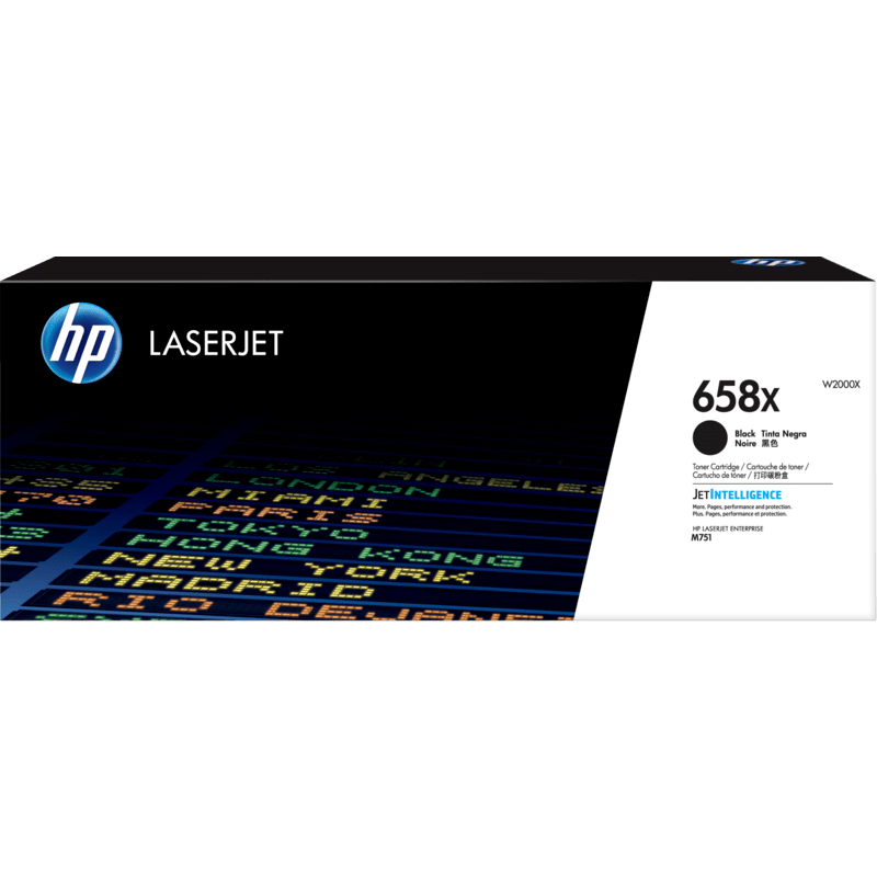 HP 658X Original Toner Cartridge for HP Color LaserJet Enterprise M751dn, M751n printers atomoffice