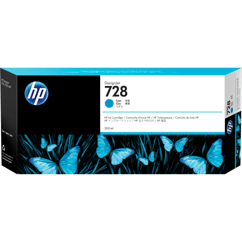 HP 728 300ml DesignJet Original Ink Cartridge atomoffice