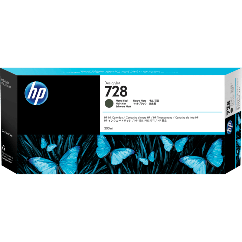 HP 728 300ml DesignJet Original Ink Cartridge atomoffice