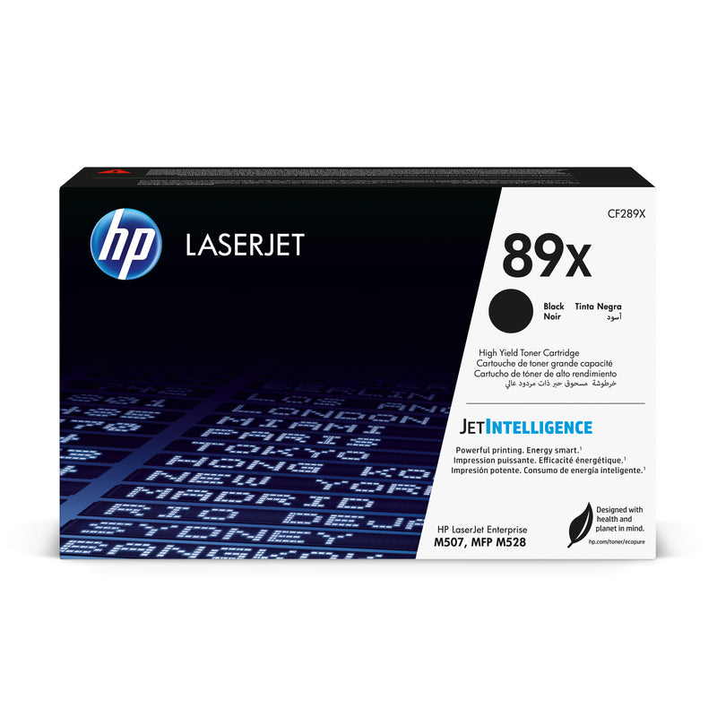 HP 89X Original Toner Cartridge for HP LaserJet Enterprise M507dn, M507dng, M507n, M507x, Flow MFP M528c, M528z, M528z, M528f Printers atomoffice