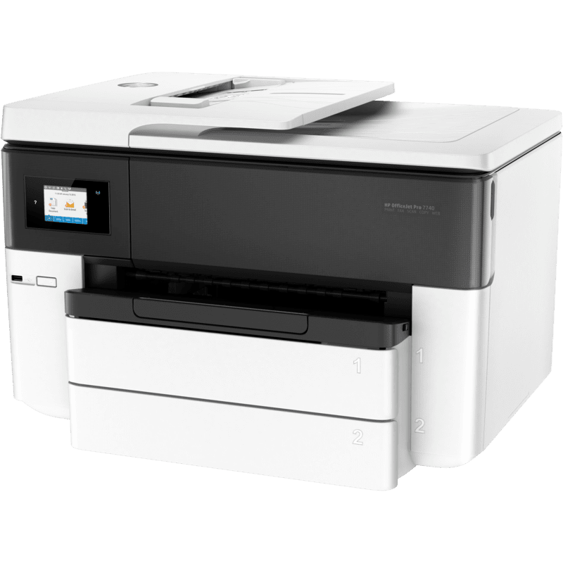 HP OfficeJet Pro 7740 G5J38A Wide Format All in One Color Printer atomoffice