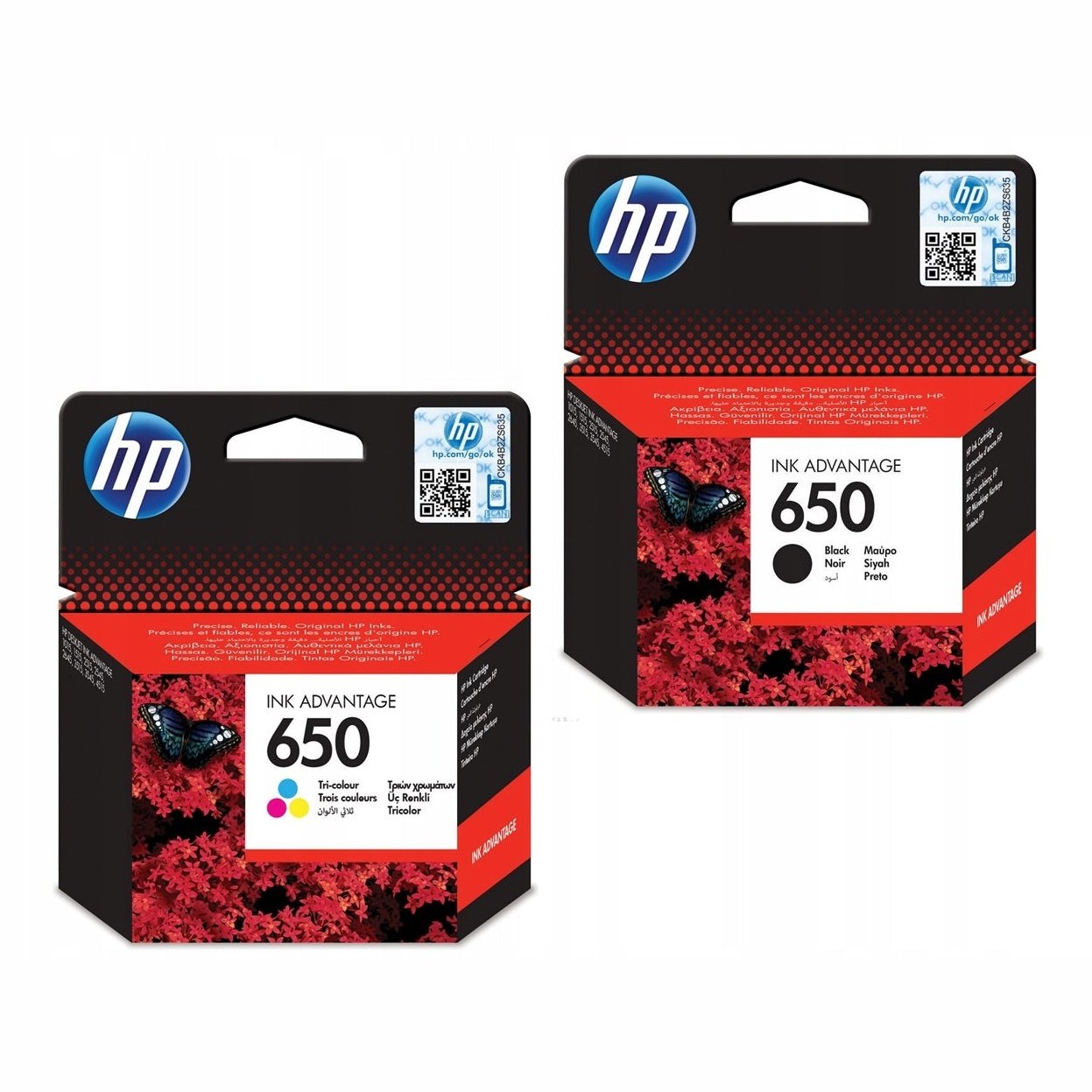 HP 650 Original Ink Advantage Cartridge