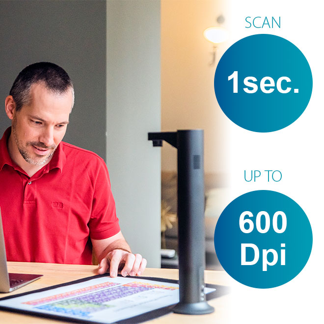 IRIScan Desk 7 Business A3 4K Document Camera and Book Scanner atomoffice
